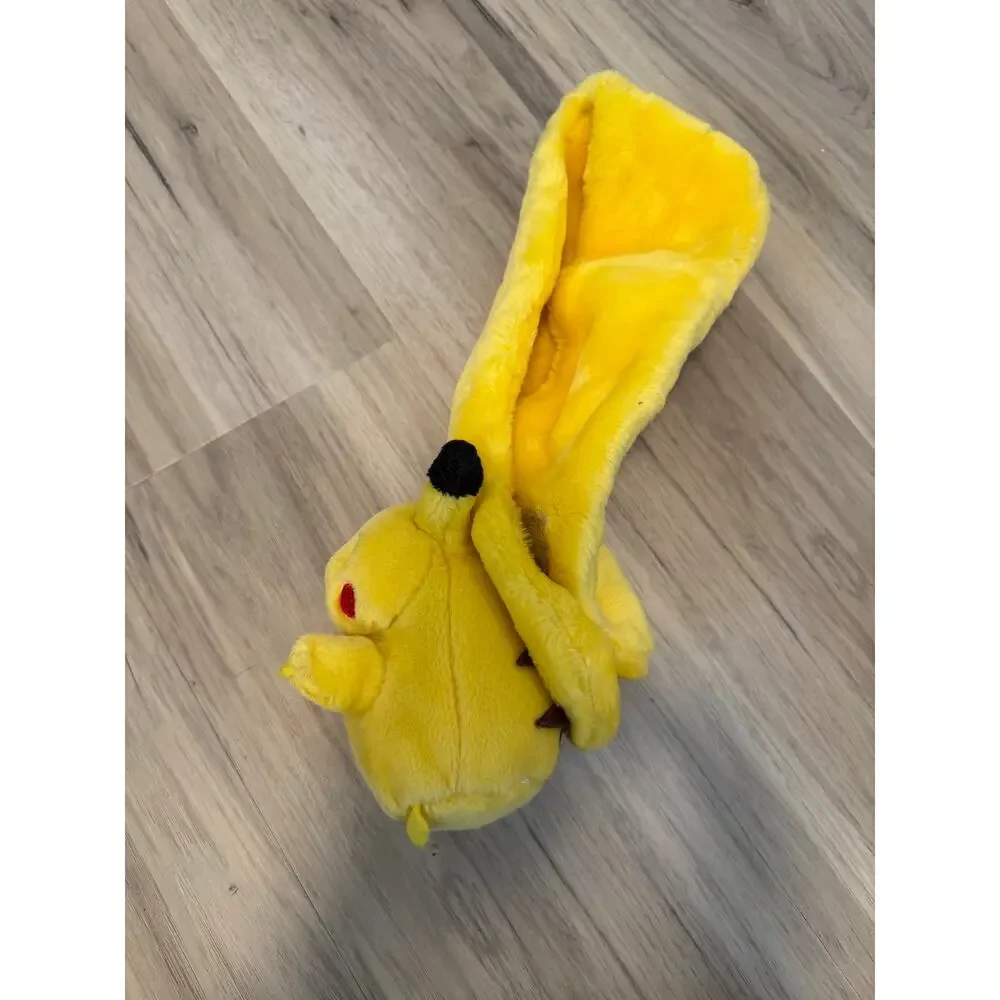 Pikachu Fat Pokemon Scarf Fuzzy Plush 6